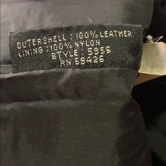 Vintage Byrnes & baker Genuine leatherpencil skirt - Picture 7 of 7